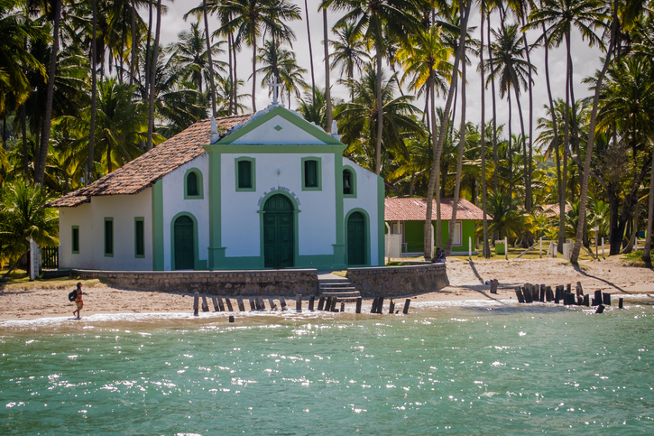 Beaches of Brazil - Carneiro Beach, Tamandare city, Pernambuco state.